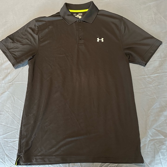 Under Armour Other - Under Armour Men's Black Golf Polo Shirt